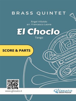 cover image of El Choclo--Brass Quintet score & parts